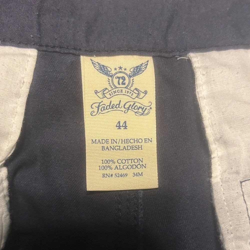Classic Navy Men's Flat Front Shorts